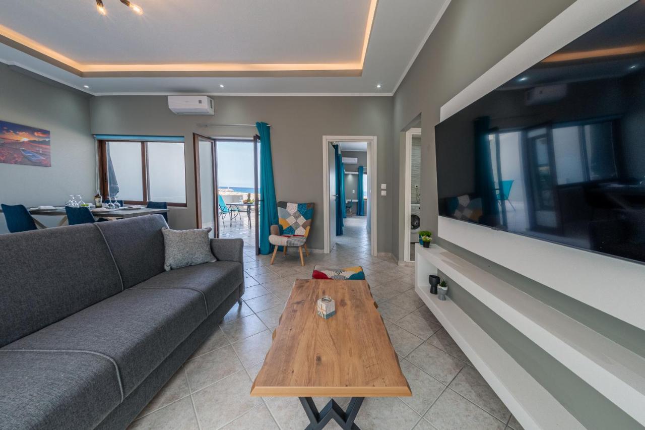 Luxury Sea View Apartment In Kolimvari Esterno foto