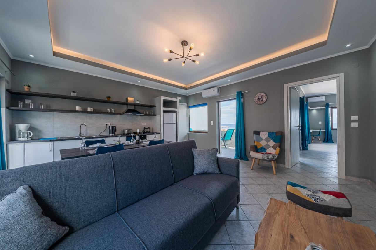 Luxury Sea View Apartment In Kolimvari Esterno foto